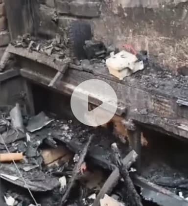 नानपुर: नानपुर के कौड़िया रायपुर में आग, पाँच घर जलकर राख