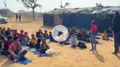 चूरू: चूरू की झोपड़ी में पढ़ाई की क्रांति: एक पुलिसकर्मी ने भीख मांगने वाले बच्चों की जिंदगी में भरी शिक्षा की उजली रोशनी