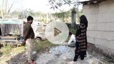 बेलसंड: परसौनी थाना परिसर में मजिस्ट्रेट की मौजूदगी में 62 लीटर शराब नष्ट की गई