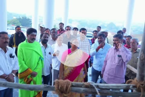 కొమురవెల్లి: కొమురవెల్లి మల్లన్న కళ్యాణం ఏర్పాట్లను పరిశీలించిన జిల్లా కలెక్టర్ హైమావతి