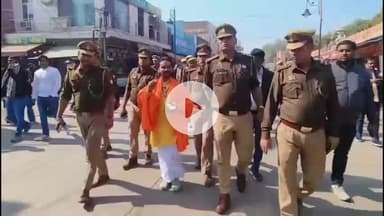 मथुरा: मथुरा में असली गर्भ ग्रह पर पूजन करने जा रहे कथावाचक को किया गया गिरफ्तार