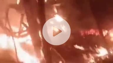 करनैलगंज: जमीनी विवाद में छप्पर के मकान को फूंका गया, लाखों का सामान हुआ राख, पुलिस जांच में जुटी