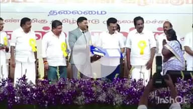 மதுரை கிழக்கு: கேடுகெட்ட மலிவான அரசியல் - திருப்பரங்குன்றம் விவகாரம் குறித்து முதல்வர் மு க ஸ்டாலின் மதுரையில் பேச்சு