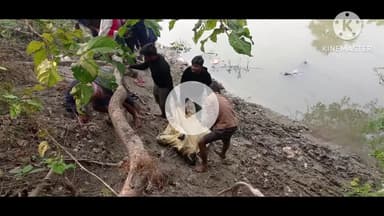 हुसैनगंज: सरेया टोला चालकपुर में गोताखोरों ने दाहानदी से शव निकाला