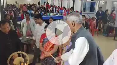 ତଲସରା: ବଡ଼ଗାଁ ସ୍ଥିତ ନର୍ସିଂ କଲେଜ ପ୍ରାଙ୍ଗଣରେ ସ୍ବର୍ଣ୍ଣ ପ୍ରାସନ ଓ ଆୟୂର୍ବେଦ ସ୍ବାସ୍ଥ୍ୟ ପରୀକ୍ଷା ଶିବିର ଅନୁଷ୍ଠିତ