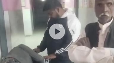 शाहजहांपुर: गांव पूरेना के समीप अज्ञात वाहन की टक्कर से बाइक सवार घायल