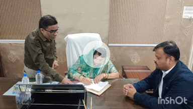 विदिशा नगर: 2 महीने बाद नपाध्यक्ष प्रीति शर्मा ने संभाला पदभार, उपाध्यक्ष को दिया था जिम्मा