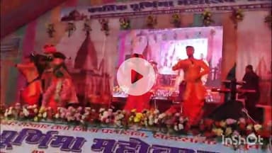 सौर बाज़ार: सौर बाजार प्रखंड के कांप में कार्तिक महोत्सव, गणेश वंदना के साथ कलाकारों ने बिखेरी प्रतिभा