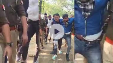 मथुरा: रिफाइनरी क्षेत्र में चांदी लूट के 2 लुटेरों को पुलिस ने मुठभेड़ में किया गिरफ्तार, 3 फरार, पुलिस का लंगड़ा अभियान जारी