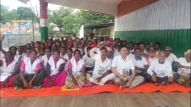 गिरिडीह: लगान रसीद न कटने से परेशान किसानों की हुई बैठक, गैर मजरुआ खास, भूदान और वन पट्टा ज़मीन का है मामला