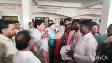 घोड़ाडोंगरी: व्यापारियों का नगर पालिका कार्यालय पर धरना, नगर परिषद अध्यक्ष ने समस्याओं के समाधान का दिया आश्वासन