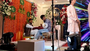 हमारे पुत्र सत्यम आर्य के मेहंदी / म्यूजिक रस्म में भाइयों द्वारा डांस प्रोग्राम रांची