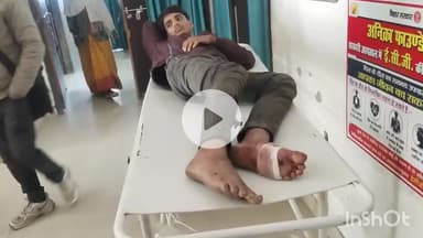 सासाराम: मोहनिया में दो ट्रकों की टक्कर में एक लड़का हुआ जख्मी