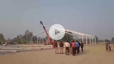 नवाबगंज: दौलतपुर में मुख्यमंत्री के कार्यक्रम की तैयारियां तेज, पद्मश्री रामशरण वर्मा के फार्म हाउस पर होगा आयोजन