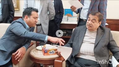 चूरू: चूरू सांसद राहुल कस्वां ने केन्द्रीय मंत्री से मुलाकात की, विभिन्न प्रोजेक्ट की स्वीकृति की मांग की