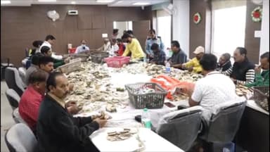 बिचौली हप्सी: खजराना गणेश मंदिर की दान पेटी से नोटों की गिनती जारी, अब तक एक करोड़ रु से अधिक की राशि निकली