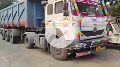 महेशपुर: महेशपुर सीओ व थाना प्रभारी ने शहरग्राम गांव के पास गिट्टी लदे दो हाईवा किए जब्त