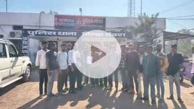 तिल्दा: भिलौनी में जैतखंभ के झंडा व गुरु गद्दी को किया गया खंडित, नेवरा थाने में दिया ज्ञापन