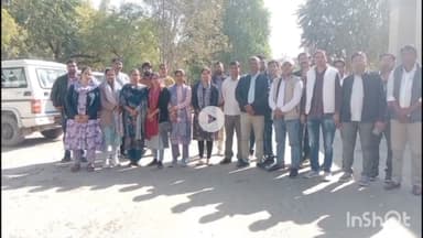 चूरू: चूरू में एसडीएम द्वारा अभद्र भाषा का प्रयोग करने और कार्यालय से बाहर निकालने के खिलाफ सौंपा गया ज्ञापन