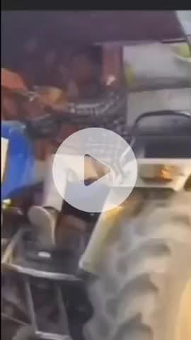 शाहजहांपुर: निगोही थाना क्षेत्र में ट्रैक्टर ट्राली के दो पहियों पर चलते हुए वीडियो हुआ वायरल