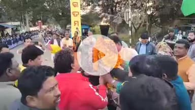 ତଲସରା: ତୁଡାଲଗା ଛକରେ ସାଂସଦ କ୍ରୀଡ଼ା ମହୋତ୍ସବ ମସାଲ କୁ ସ୍ବାଗତ ସମ୍ବର୍ଦ୍ଧନା ଜ୍ଞାପନ