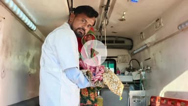 धनाऊ: बाड़मेर रोड पर 108 एंबुलेंस में गूंजी किलकारी