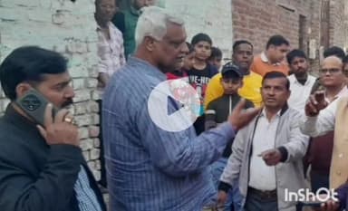 एत्मादपुर: शाहदरा में डाली जा रही गंगाजल की नई पाइप लाइन का विधायक ने स्थल पर पहुंचकर किया निरीक्षण