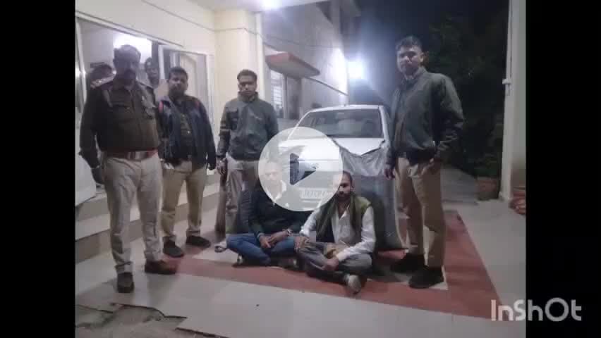 जीरन: जीरन पुलिस ने अल्टो कार से 54 किलो डोडाचूरा ज़ब्त किया, दो तस्कर गिरफ्तार