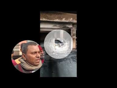 नवादा में गोनावां गांव मैरिज हॉल के गैराज में ,चार लग्जरी कार, तीन बाइक जलीं; 50 लाख का नुकसान।