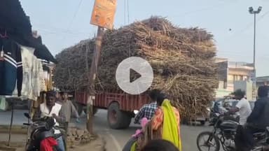 रुधौली: रुधौली थाना क्षेत्र में ओवरलोड गन्ना लदे वाहनों की भरमार, दुर्घटनाओं को दे रहे हैं दावत