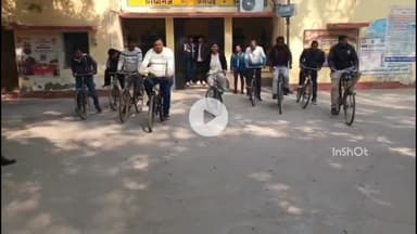 सफीपुर: सफीपुर के मियागंज ब्लॉक से सभी सचिव साइकिल से निकले, गैर विभागीय कार्यों और भत्ता बढ़ाने की मांग पर किया क्षेत्र भ्रमण