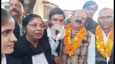 गंगापुर: गंगापुर सिटी न्यायालय परिषद में अभिभाषक संघ चुनाव परिणाम घोषित, विजेताओं का किया गया सम्मान