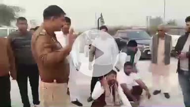 बुलंदशहर: यूपी: बुलंदशहर के गुलावठी में भाकियू सम्पूर्ण भारत ने BDA की बुलडोजर कार्रवाई का किया विरोध