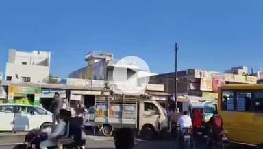 दलौदा: प्रगति चौराहा से दलोदा थाने तक लगा जाम, दलोदा कृषि उपज मंडी रोड पर निर्माण कार्य जारी