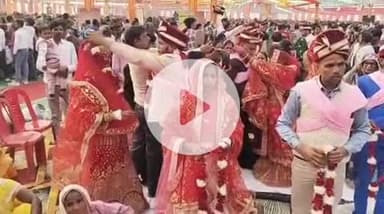 फर्रुखाबाद: मुख्यमंत्री सामूहिक विवाह कार्यक्रम में 431 जोड़ों ने लिए फेरे, 8 जोड़ों ने निकाह कबूल कर नई जिंदगी की शुरुआत की