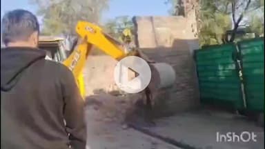 रामपुरा: देवरान बायपास पर जेसीबी से अतिक्रमण हटाया गया, दो माह बाद फिर शुरू हुआ कार्य