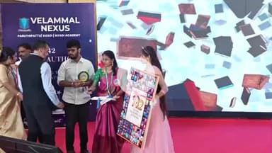 ஆவடி: முகப்பேர் வேலம்மாள்  பள்ளி மாணவர்கள் எழுதிய 142 புத்தகங்கள் ஒரே நேரத்தில் வெளியிடப்பட்டது