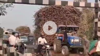 खड्डा: कुशीनगर में अवैध ओवरलोड ट्रैक्टर-ट्रॉली पर बड़ी कार्रवाई, 9 अवैध गाड़ियां सीज़, 3.50 लाख रुपये जुर्माना