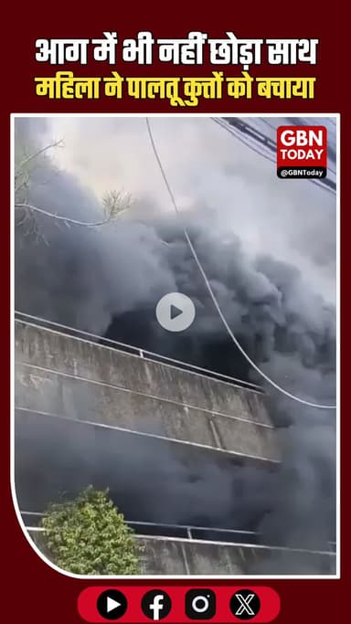 फिलीपींस में आग के बीच इंसानियत की मिसाल, महिला ने पहले पालतू कुत्तों को बचाया #Philippines #Cebu #MandaueCity