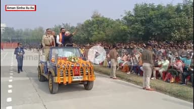 बिहार पुलिस #अकादमी राजगीर में दीक्षांत समारोह,#मुख्यमंत्री #नीतीश कुमार ने लिया भाग।  #nitishkumar​