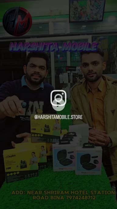 🎤 ब्लॉगर, यूट्यूबर और वीडियो क्रिएटर भाइयों के लिए खुशखबरी! 🎥

हर्षिता मोबाइल लेकर आया है माइक्रोफोन की नई और लेटेस्ट रेंज।
अगर आपको व्लॉगिंग, यूट्यूब या वीडियो रिकॉर्डिंग के लिए