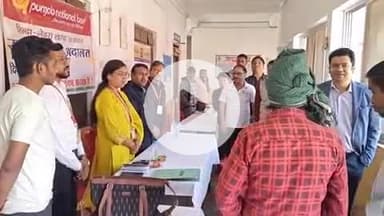 तिल्दा: तिल्दा व्यवहार न्यायालय में नेशनल लोक अदालत शिविर का आयोजन किया गया है