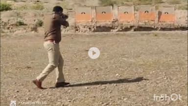 भीलवाड़ा: भीलवाड़ा में पुलिस ने अपराधियों से निपटने के लिए मुठभेड़ की प्रैक्टिस की, AK-47 से चलती गाड़ी पर निशाना लगाया