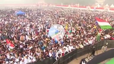 वोट चोरी के खिलाफ दिल्ली रामलीला मैदान में जन सैलाब राहुल गांधी जबरदस्त भाषण दिए आने वाले समय में सरकार आएगी ।आज दिल्ली