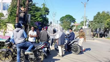 ধর্মনগর: ধর্মনগরের নেতাজী পাড়া এলাকায় হঠাৎ যানবাহন তল্লাশি অভিযান, কড়া নজরে ট্রাফিক নিয়ম