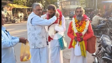 बूंदी: गंगोत्री गौमुख से रामेश्वरम तक नदियों को बचाने के लिए 3300 किमी की पैदल यात्रा कर रहे रॉबिन सिंह पहुंचे बूंदी