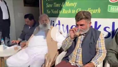 अम्बाला: अंतर्राष्ट्रीय चाय दिवस पर कैबिनेट मंत्री का टी प्वाइंट पर वीडियो वायरल