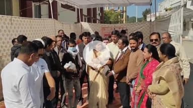 राजसमंद: मुख्यमंत्री भजन लाल शर्मा के जन्मदिन पर राजसमन्द भाजपा ने टीबी मरीजों को बांटे राशन किट