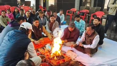 Kota_अफसर राज की दिखी झलक ! नवनिर्मित जल संसाधन भवन का अफसरों-अभियंताओं ने ही कर दिया पुजन |Top News