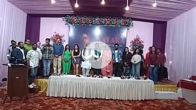 सागर नगर: आचरण फिल्म स्टेशन के माध्यम से फिल्म 'मायरा द जर्नी ऑफ डेथ' का मुहूर्त निजी होटल में